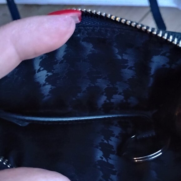 Karl Lagerfeld Black and White Wallet with Gold Details - Picture 3 of 3